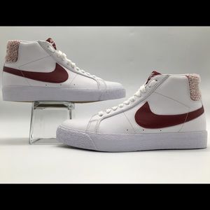 Nike SB Zoom Blazer Mid PRM White "Team Red"